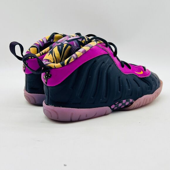 Nike Little Posite One Boys 9C Purple Saturn Black Youth PS Sneakers Shoes - Picture 8 of 11